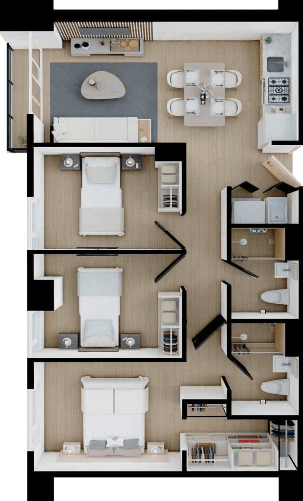 Apartamentos en pre venta en la céntrica zona 2 - foto 1