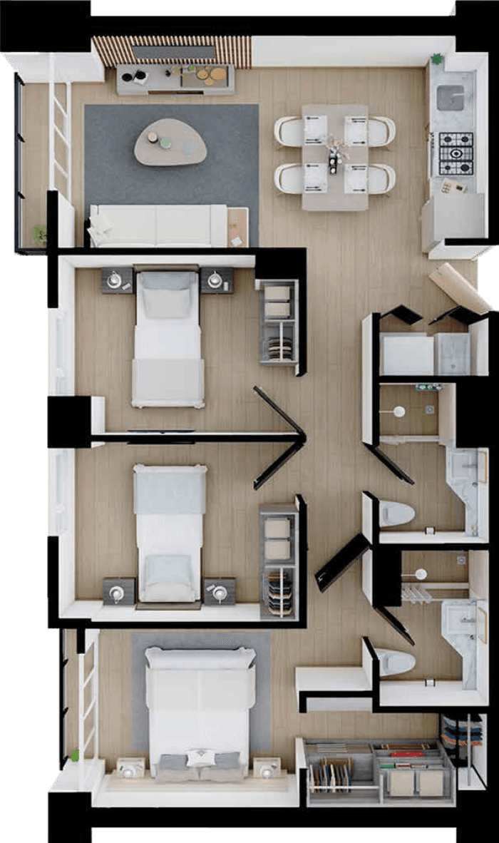 Para estrenar en pre venta apartamentos en zona 2 - foto 2