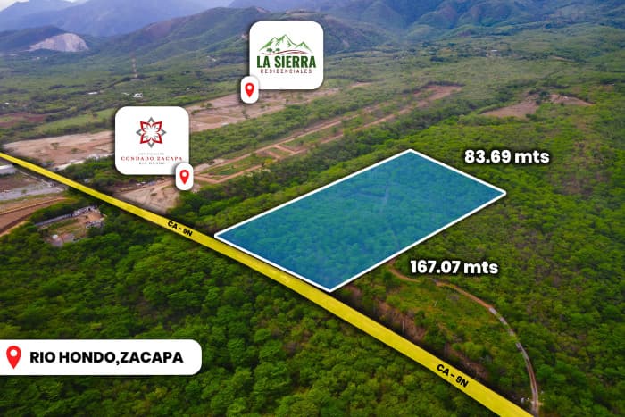 En Renta Terreno Comercial Rio Hondo Zacapa  - foto 2